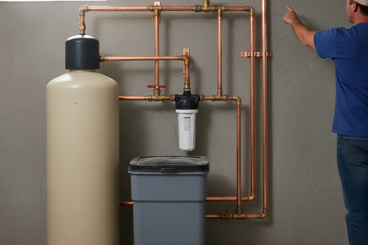 Whole-house water treatment system installed in Booneville